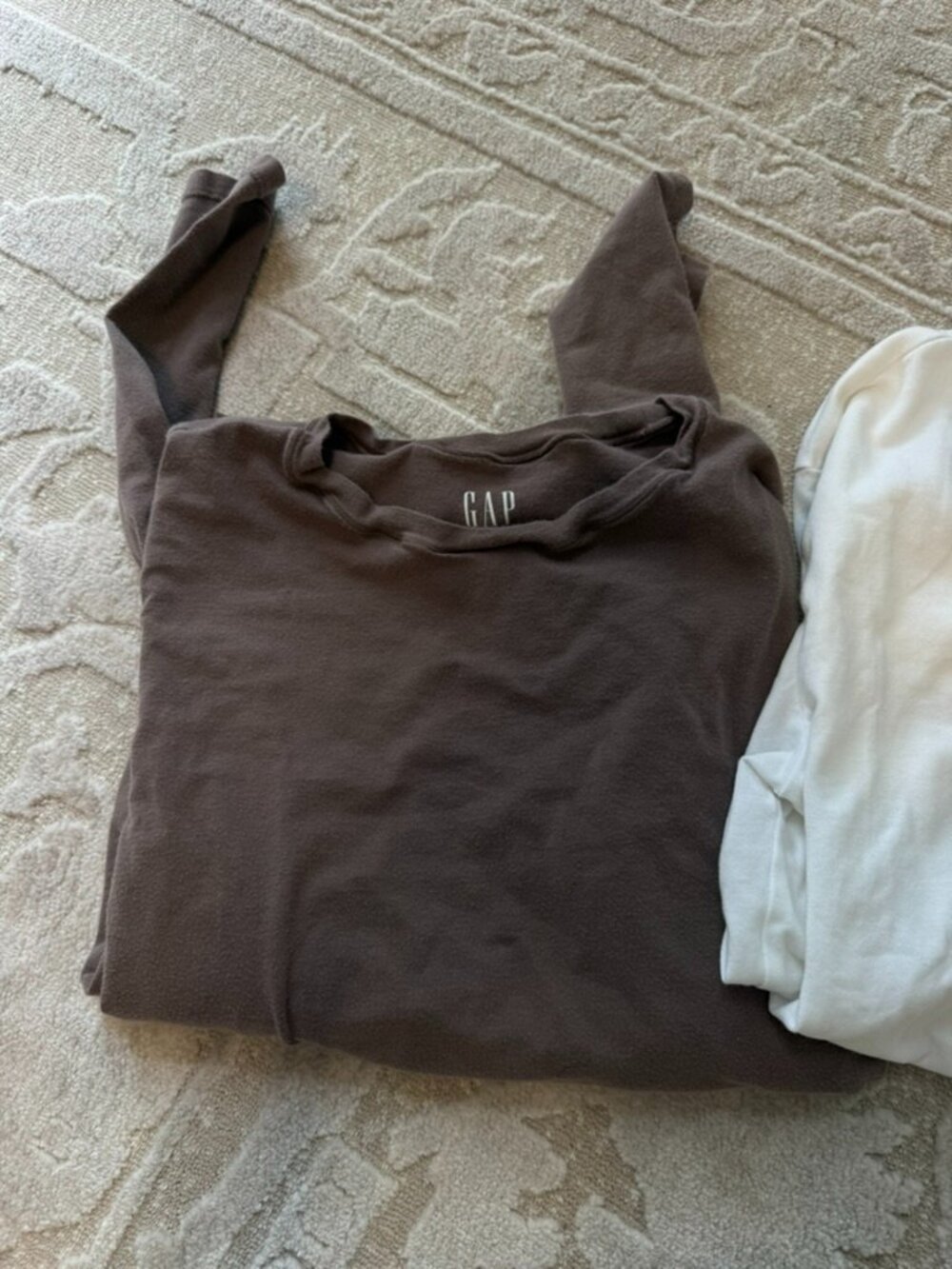 Gap Long Sleeve Top Beige
